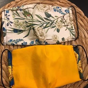 Set of 2 fabric cloth mask